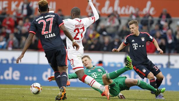 Neuer fue el salvador de su equipo en algunas acciones. // (Foto de fcbayern.de)