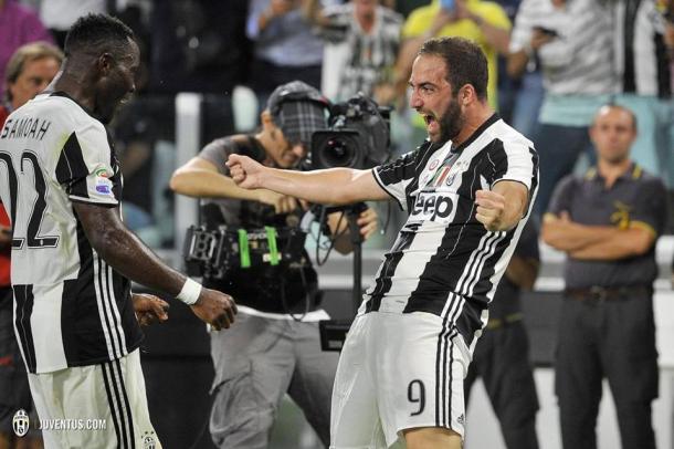 Higuaín celebrando un tanto con la Juventus | Foto: Juventus de Turín