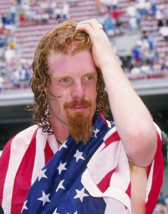 Alas did great things on the field while a player for the USMNT (Photo: Rick Stewart/Allsport/Getty Images).