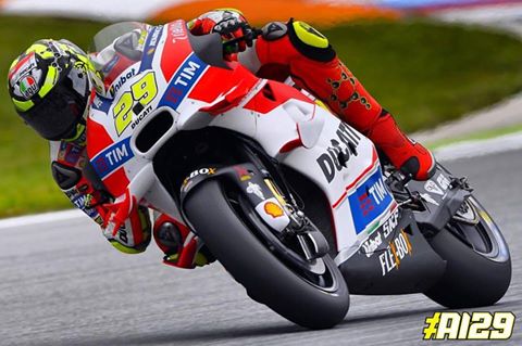 Second at the end of day one of Free Practice in Brno - www.facebook.com (Andrea Iannone)