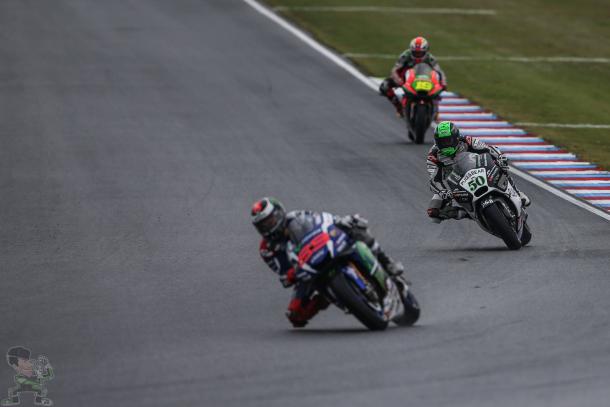 Laverty performed much better than Lorenzo in the wet - www.facebook.com (Eugene Laverty)