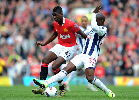 Pogba in a rare Premier League outing for United (photo:getty)