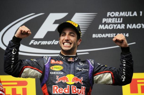 Ricciardo logró la victoria en Hungria en 2014 | Foto: formula1.com