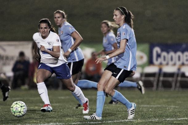 sarah Killion's star continues to rise for the Sky Blue. (Photo courtesy of Sky Blue FC)