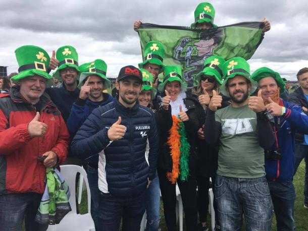 Luck of the Irish on side for Eugene Laverty at his home MotoGP at Silverston - www.elavertyfc.com