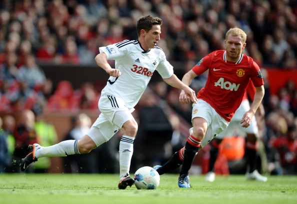 Joe Allen followed Brendan Rodgers to Swansea in 2012. (Photo: Laurence Griffiths/Getty Images)