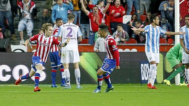 Halilovic celebra su gol | Foto: Sporting