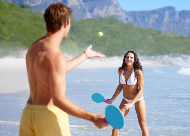 Frescobol foi a origem do Beach Tennis (Foto: Getty Images)
