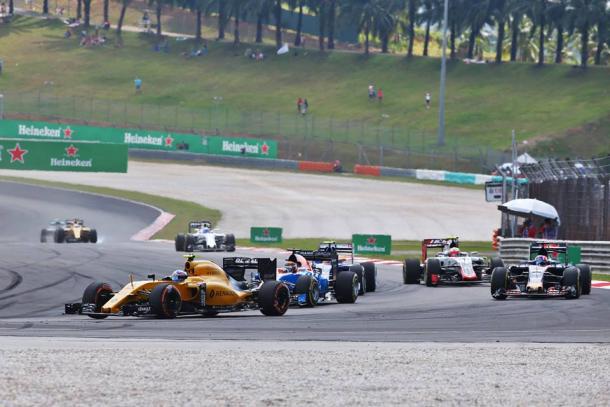 Jolyon Palmer, durante el Gran Premio de Malasia | Fuente: Renault Sport Formula One Team