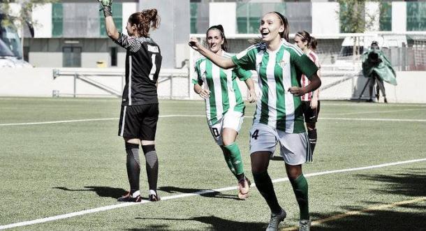 Real Betis Féminas celebrando el gol ante el Athletic Club/ Foto: Real Betis