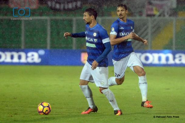 Si è rivisto in campo Matos. Fonte: www.facebook.com/UdineseCalcio1896