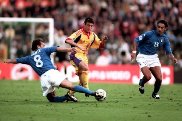 Conte, durante la Eurocopa del año 2000 | Foto: Chelsea 