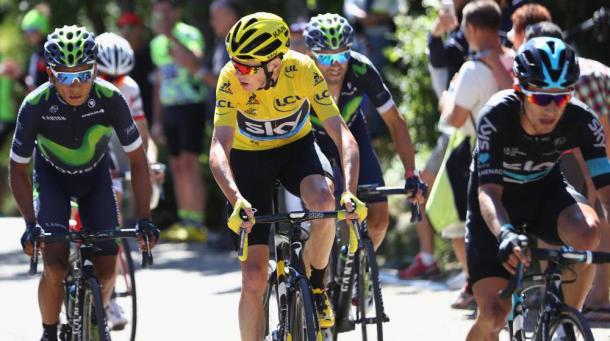 Nairo no inquietó a Froome en el Tour | Foto: Tour de Francia