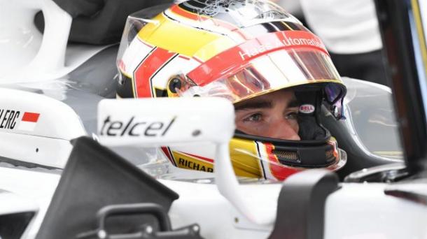 Charles Leclerc con Haas en 2017. Foto: Fórmula 1