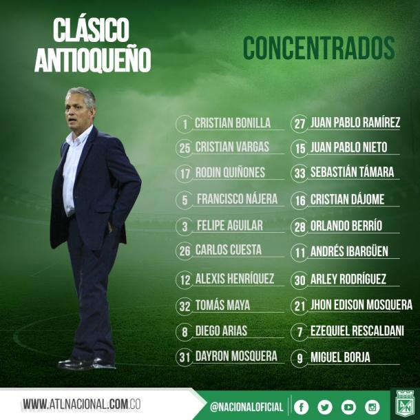 Foto: Club Atlético Nacional Oficial