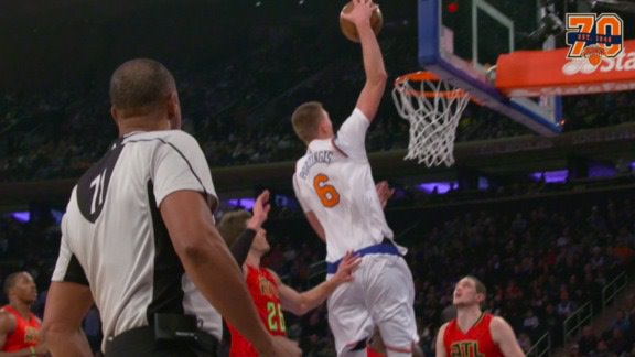 Partido disputado entre los Knicks y los Hawks I Foto: NBA.com