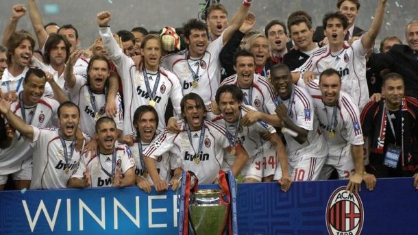 Celebración del AC Milan en su séptima Copa de Europa | Foto: UEFA