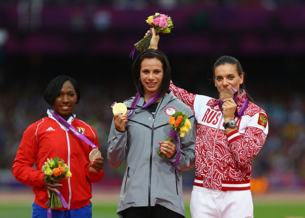 The podium in London 2012. Silva and Shur will fight for medals in Rio as well. Photo:Getty/Paul Gilham