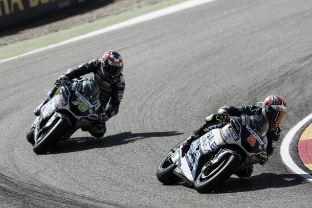 Héctor Barberá y Loris Baz en el Gran Premio de Aragón (Foto: esponsorama.ad)