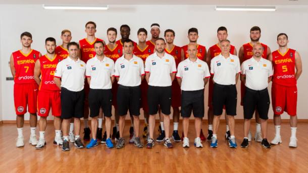Dani de la Rúa (dorsal nº 4) con la selección española | Foto: FEB