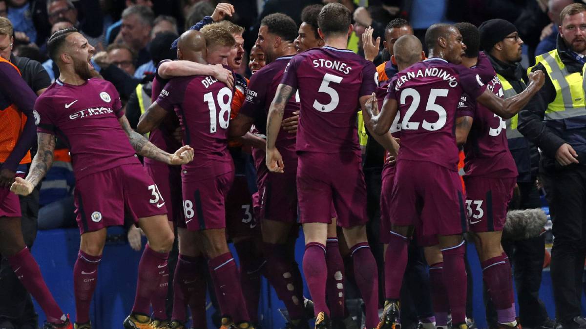 The City players celebrate a big goal | Photo: AS