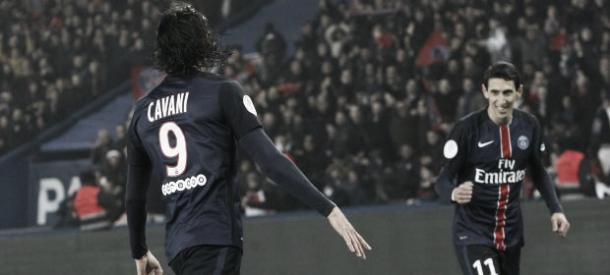 Cavani hizo el gol de los parisinos. Foto: (ligue1.com)