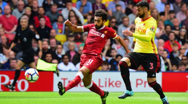Salah in azione con i Reds. Fonte: Getty Images