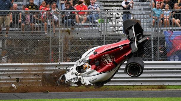 Accidente Ericsson. Foto: F1