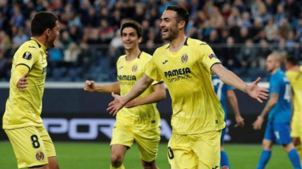 Iborra celebra un hat-trick en Europa League | Fotografía: Villarreal C.F.