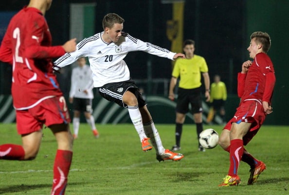 Waldschmidt in action for Germany U17s | Photo: DFB