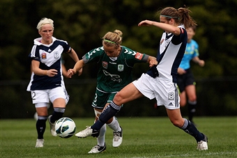 Fishlock and Stott have been teammates in Australia for a long time | Robert Prezioso/Getty Images