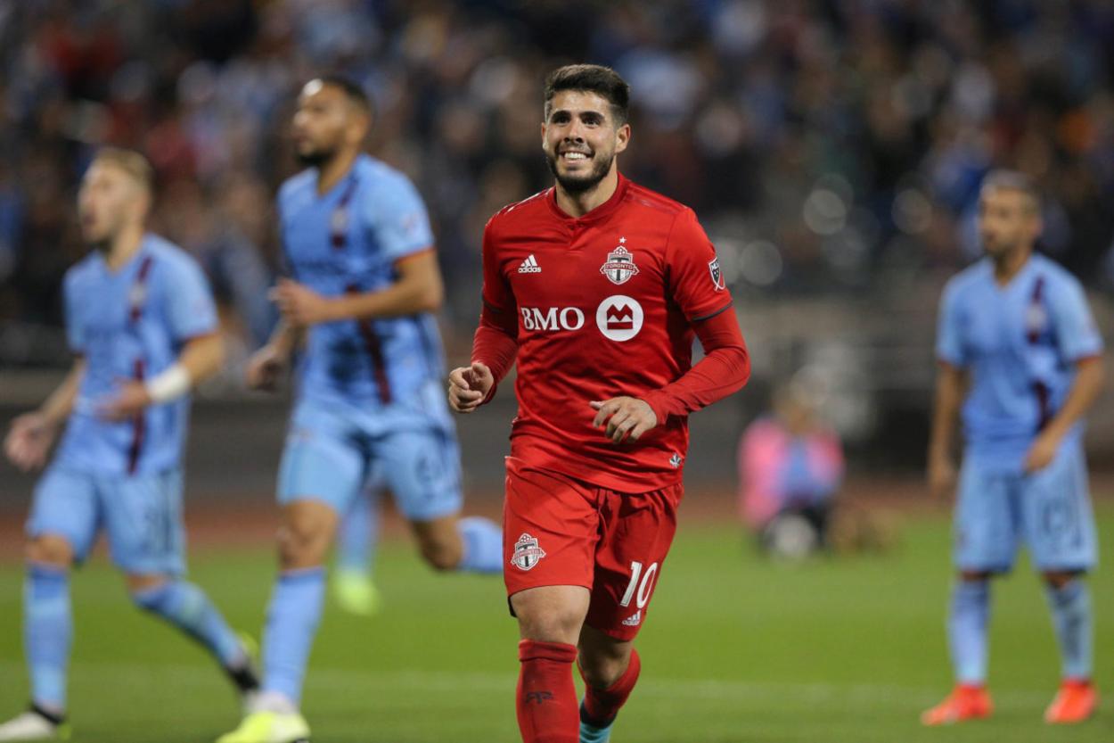 Pozuelo celebrando un gol (@MLS)