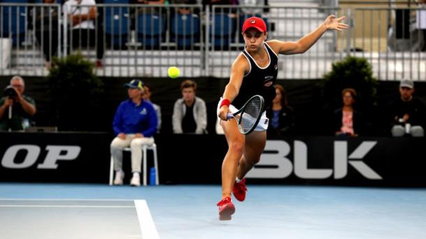 Barty survived a spirited challenge by Collins/Photo: AAP