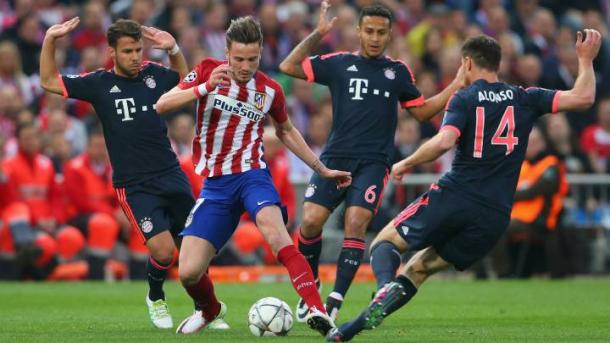 Saúl en la ida de semifinales de 2016 / FOTO: UEFA.com