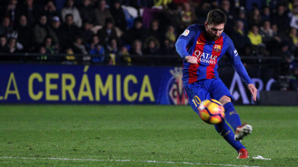 La meravigliosa punizione di Messi che ha regalato il pari al Barca al Madrigal