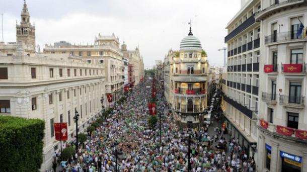 Manifestación "15-J". Foto: Ayuntamiento de Sevilla