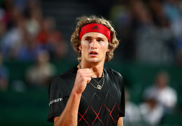 Alexander Zverev moved back to number three in the world by reaching the semifinals in Monte Carlo. Photo: Julian Finney/Getty Images