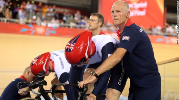 Sutton worked with Chris Hoy and Bradley Wiggins during time with British Cycling. | Photo: Getty Images