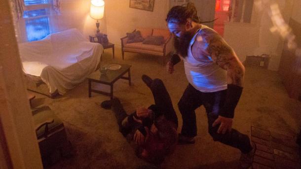 Randy Orton and Bray Wyatt during their House of Horrors match at Payback. Photo credit: WWE.com