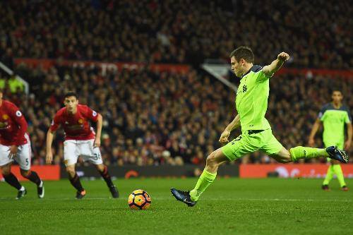 Milner marcó de penalti. Foto: Premier League.