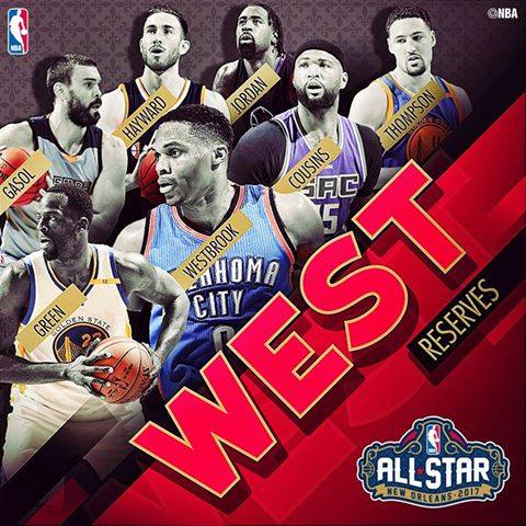 Le riserve per la Western Conference.