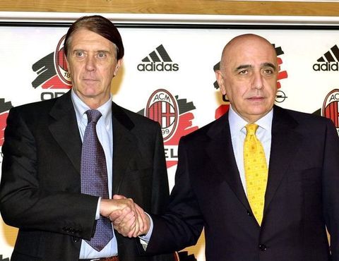 Cesare Maldini ed Adriano Galliani, acmilan.com