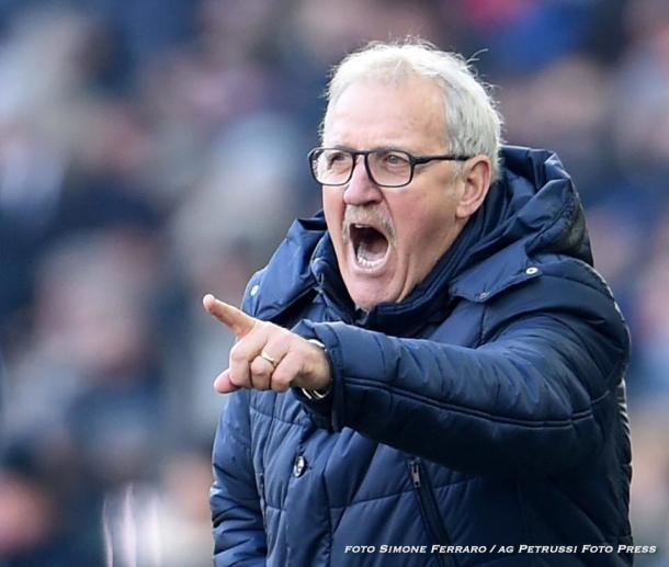 Mister Delneri. Fonte: https://www.facebook.com/UdineseCalcio1896