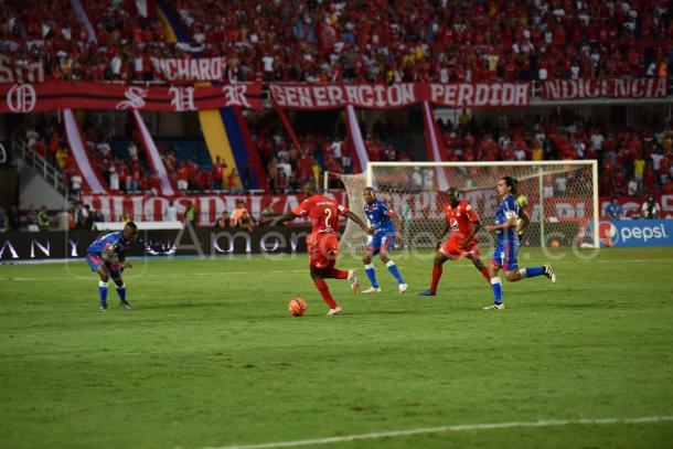 Deportivo Pasto cayó 0-1 por gol de Martínez Borja. Foto: América de Cali.