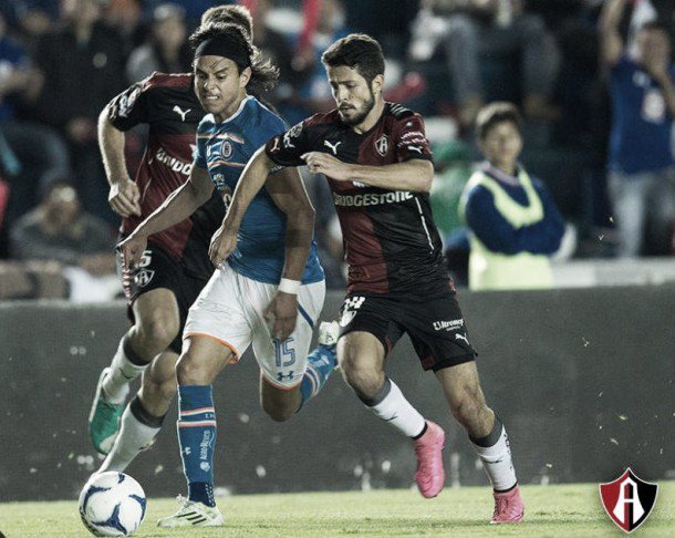 Daniel debutó en el Apertura 2015 - Cruz Azul (Foto Atlas FC)