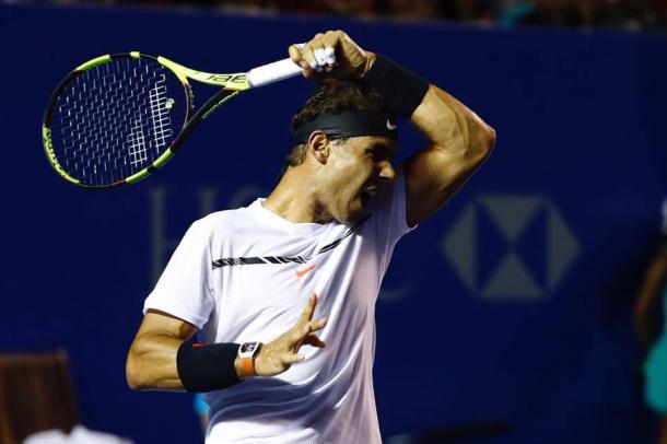 Rafael Nadal defeated Mischa Zverev last night. (Photo: Mextenis)