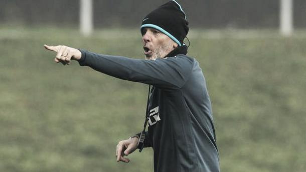 Stefano Pioli in allenamento con l'Inter | Gds