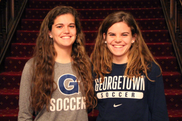 Rachel and Daphne played together for a season at Georgetown | Source: Claire Soisson - The Hoya