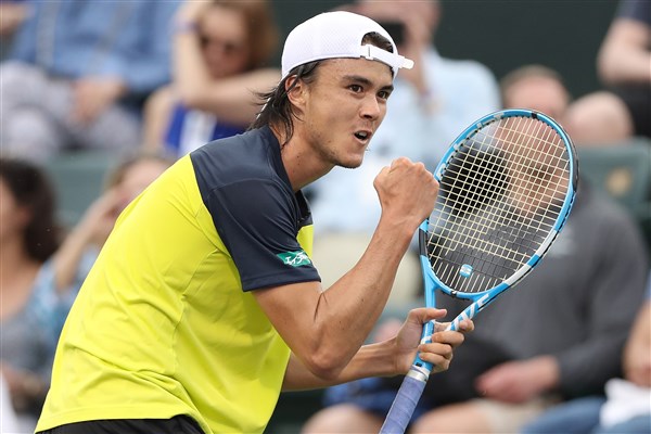 Taro Daniel surged to a new career-high ranking after winning in Istanbul last week. Photo: Matthew Stockman/Getty Images