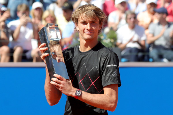 Alexander Zverev defended his title in Munich last week. Photo: Alexander Hassenstein/Getty Images